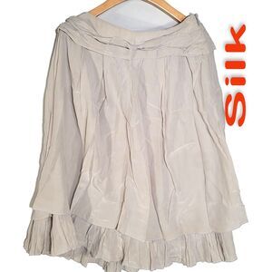 Women's Silk Size XS A-Line Skirt SCB575